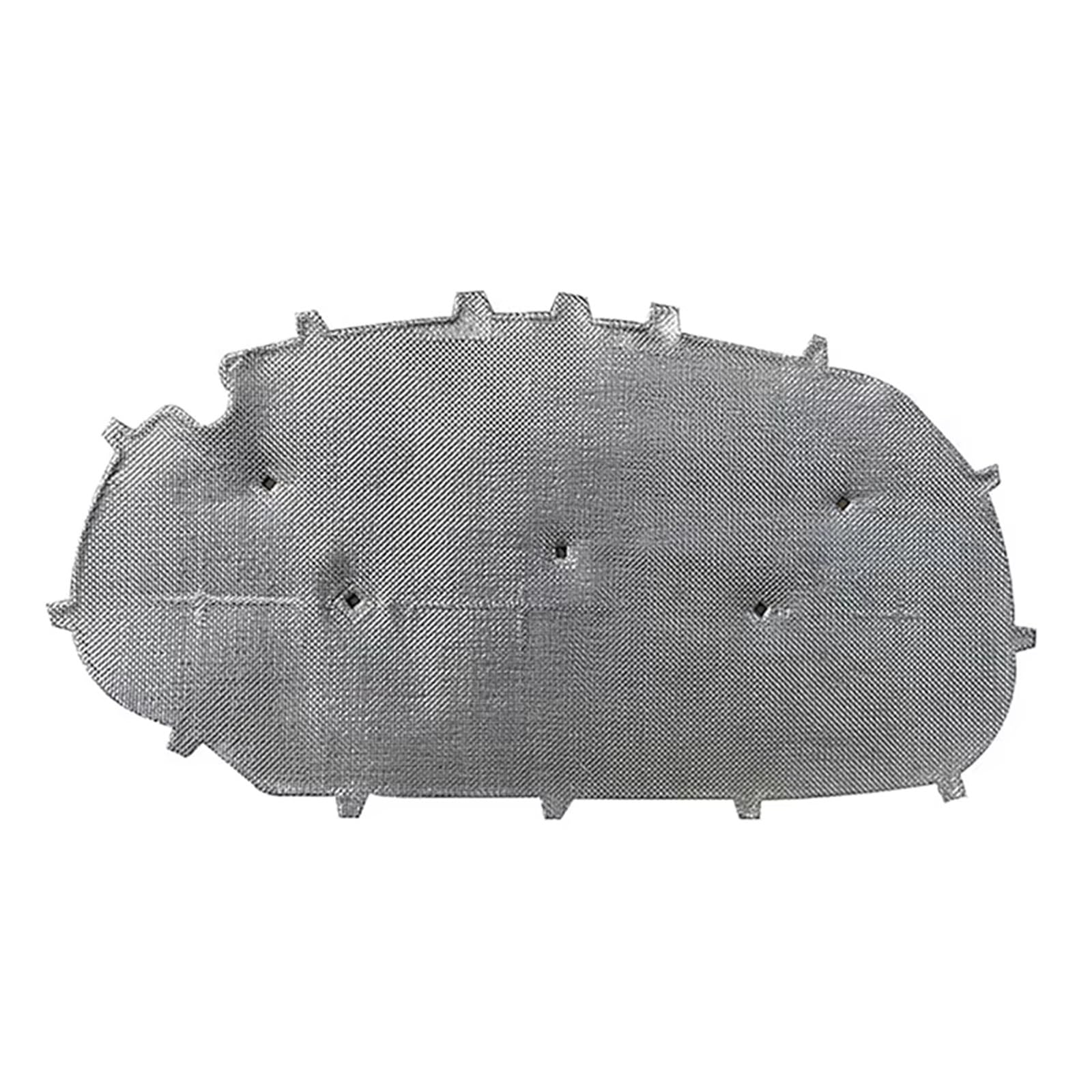 Mnbyhud Silver Bonnet Insulation Pad Compatible With Vw For Golf 6 For Gti 2009 2010 2011 2012 2013 2014 Car Engine Soundproof Cotton Reduce Noise Sound Insulation Pad Interior