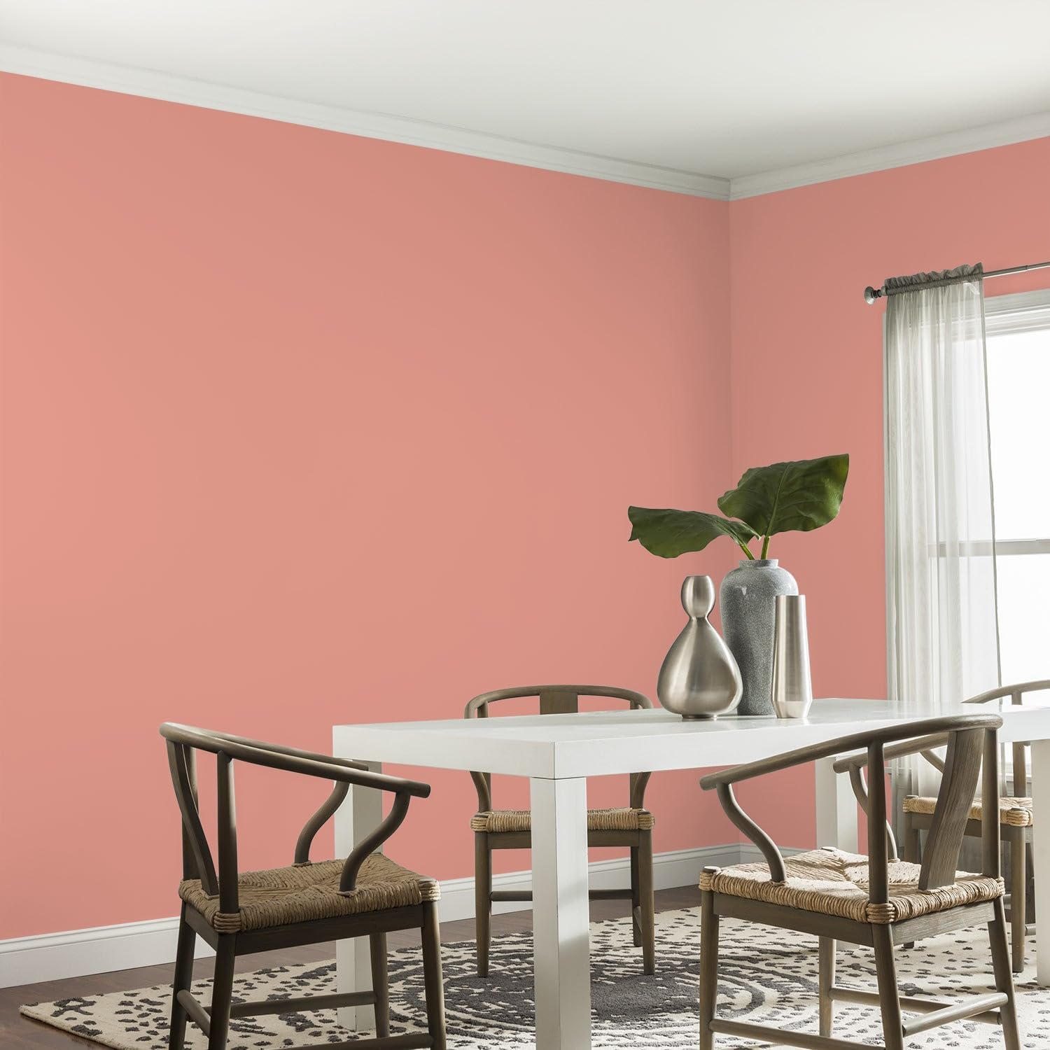 Glidden Interior Paint + Primer: Orange/Holland Tile, One Coat, Eggshell, 1-Gallon