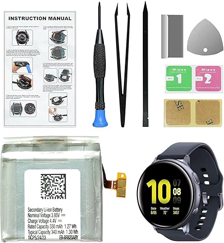 Miniatura 25 de Batería de repuesto para Galaxy Gear S3 Frontier & Gear S3 Classic, EB-BR760ABE Batería compatible con Samsung Gear S3 Frontier y Gear S3 Classic,