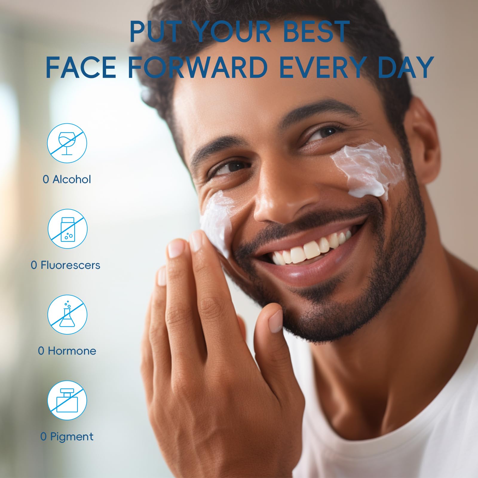 LAIKOU Kit Cura Della Pelle Uomo, Skin Care Set per Lui, Set per la Cura Della Pelle del Viso da Uomo, Kit Skincare Viso Completo Oomo, Adatto a Tutti i Tipi di Pelle (6pcs)