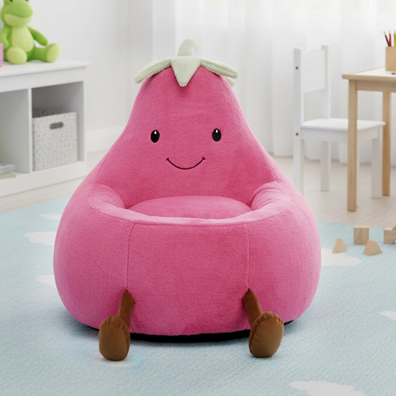 Amazon.com: Sweetcrispy Toddler Chair Baby Couch, Eggplant-Shaped