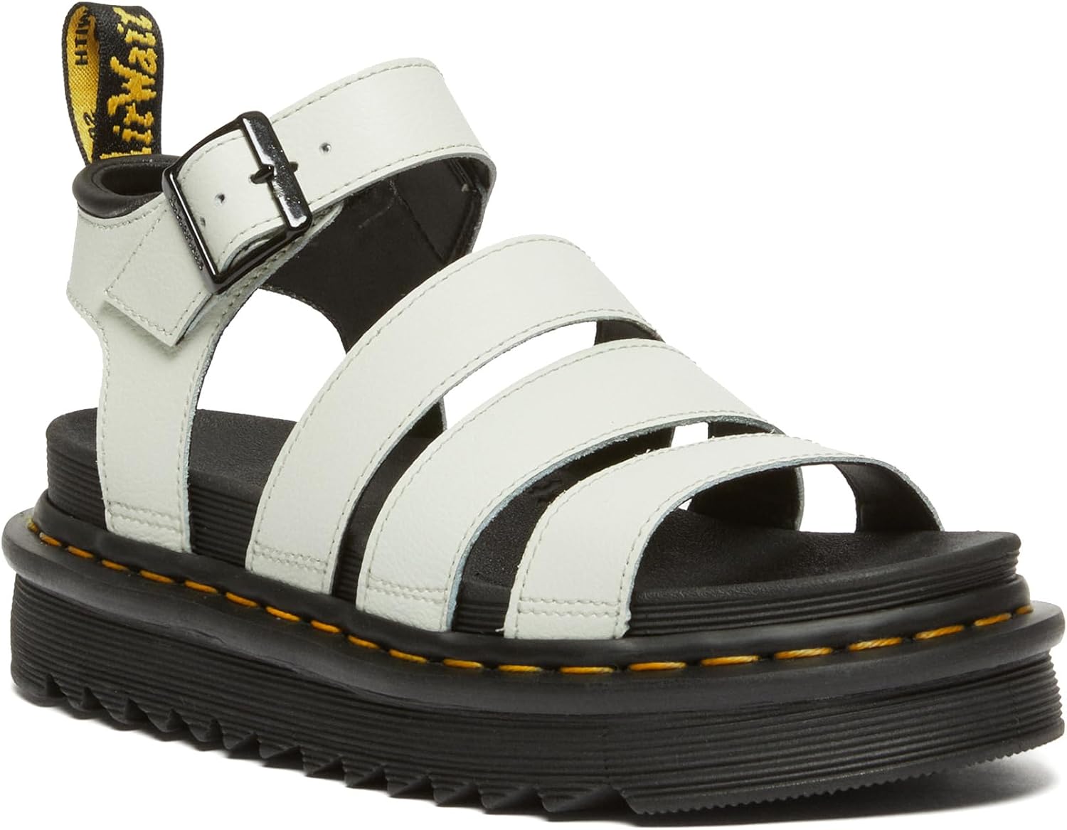 Dr. Martens Womens Blaire Sandal, Smoked Mint Athena, 11