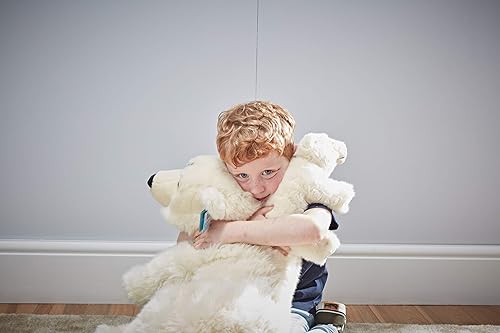 Miniatura 4 de Living Nature Oso polar, suave y realista, peluche ecológico Naturli, 18 pulgadas