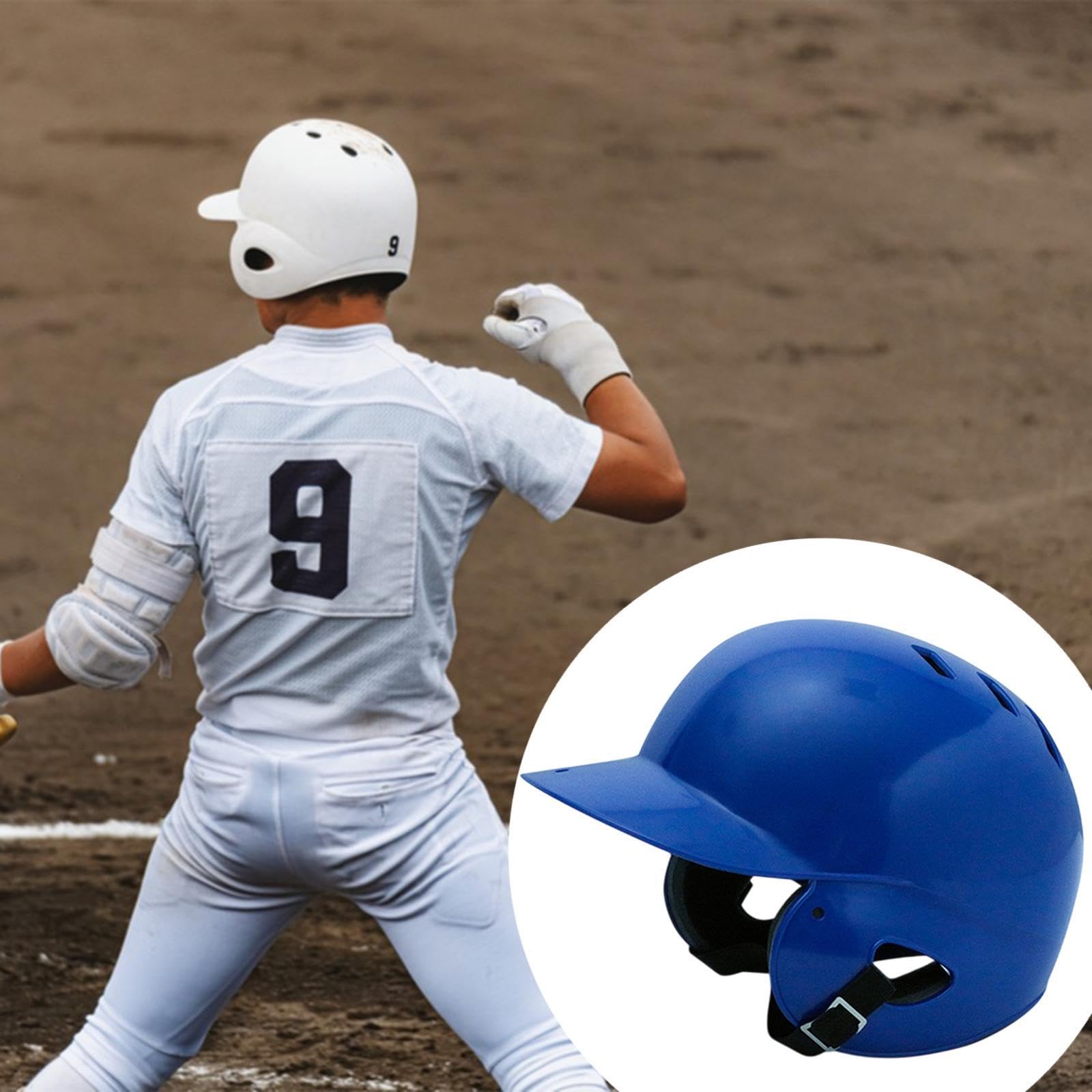 perfk Baseball -Schlaghelm für Kinder Doppelohr Atmungswache Softball Helm für Spielsport im Freien Training Teenager