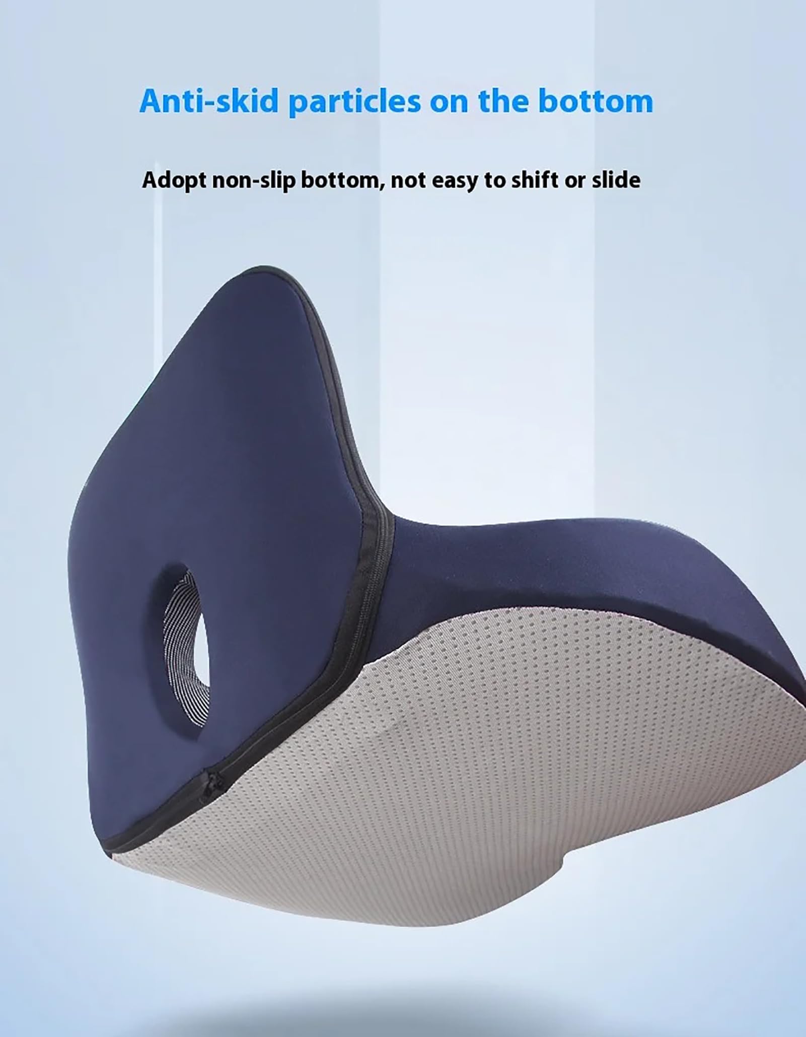 Poduszka na siedzenie samochodowe do Opel/Vauxhall Mokka B SUV 2020 2021 2022 2023 2024 2025 2026, ergonomiczna poduszka z pianki memory - wygodne i skuteczne wsparcie z pianki memory, czarna