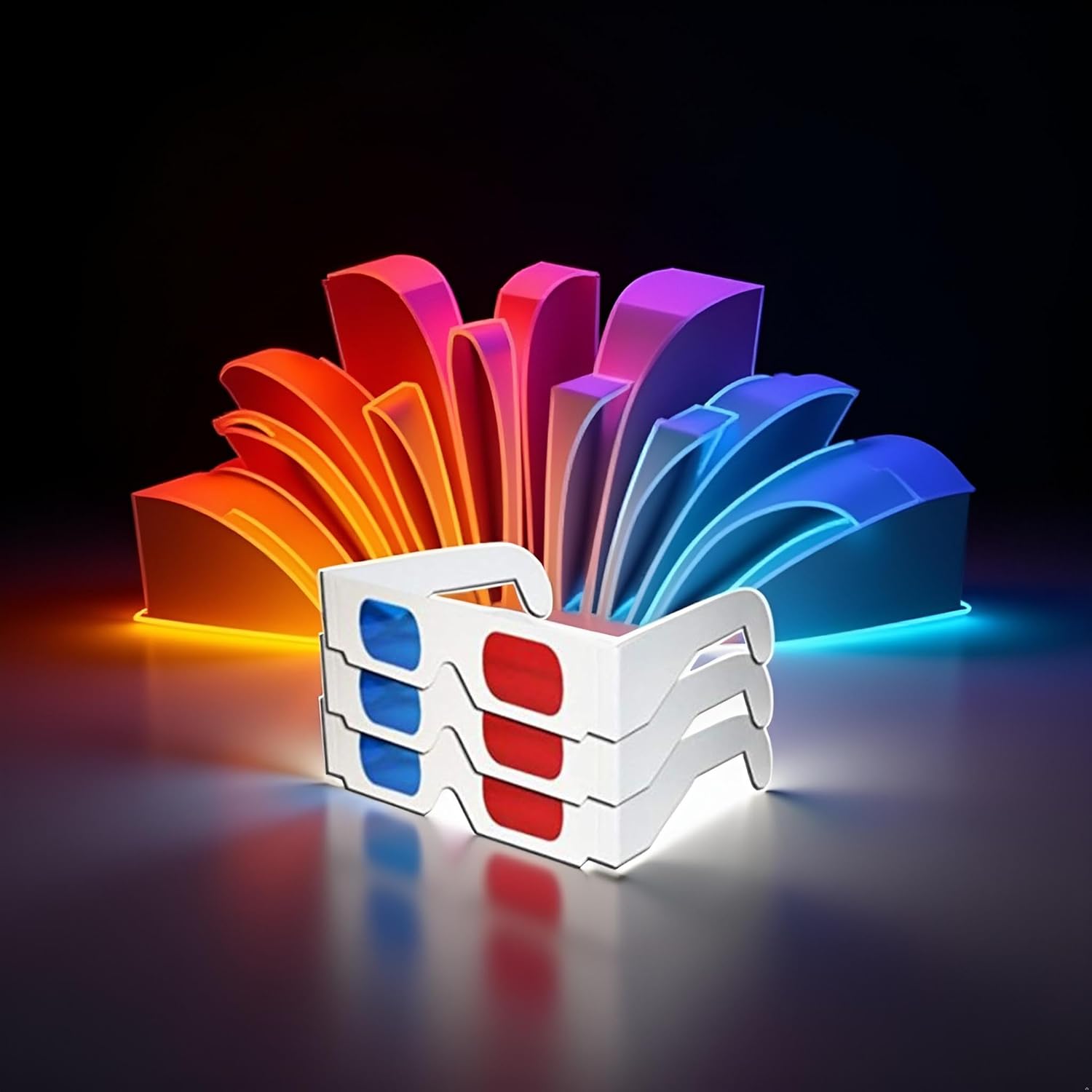 3 Pcs Unisex 3D Stereo Glasses...