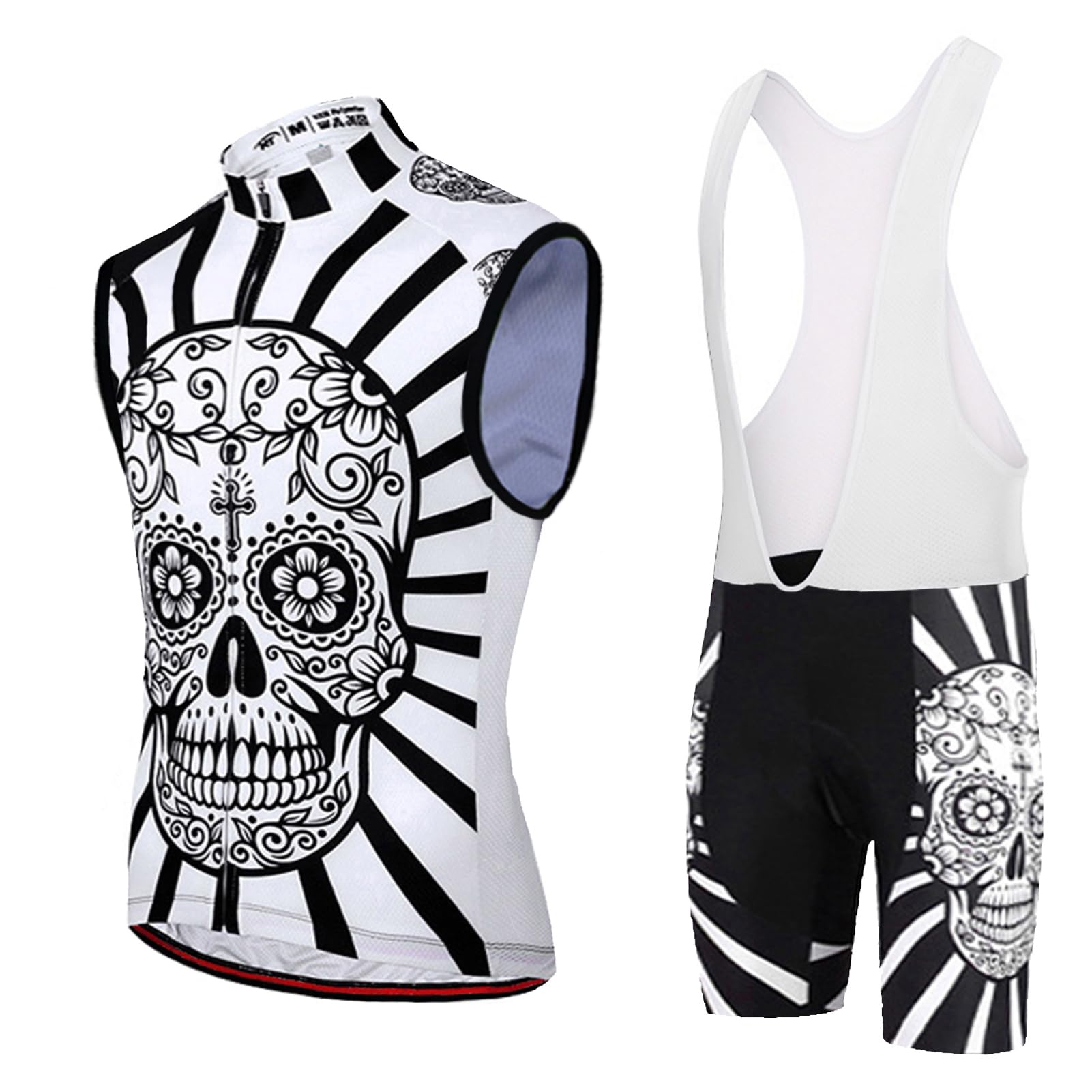 Ropa Ciclismo Hombre Verano Maillot Bici MTB Conjunto Ciclista Sin Mangas