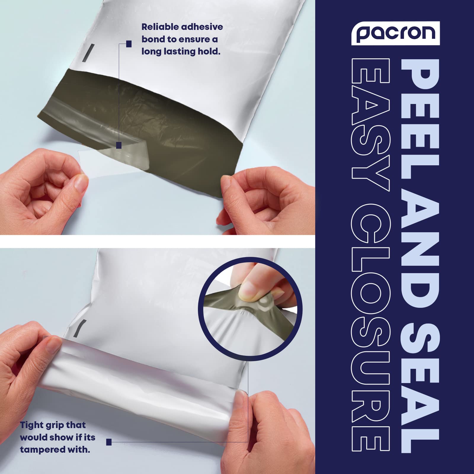 Produktbild von 1000 Premium Flachpoly-Beutel 12x15,5 Zoll – 2 MIL, Versandtaschen Von Shop4Mailers