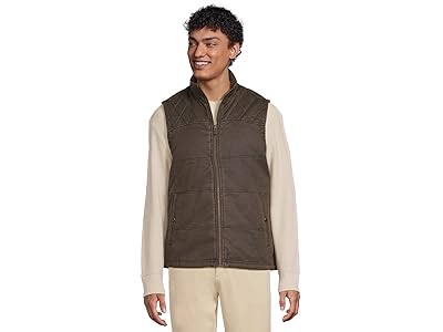 Johnston & Murphy Antique Cotton Channel Quilted Vest Men
