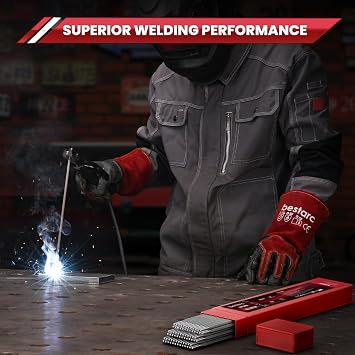 Bestarc E7018 Welding Rod 1/8 5LB, Low Hydrogen Carbon Steel Stick Welding Rods for ARC Welding Equipment, Welding Sticks Electrodes for All Position Welds