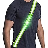 Simket Rechargeable LED Reflective Safety Gear for Walking