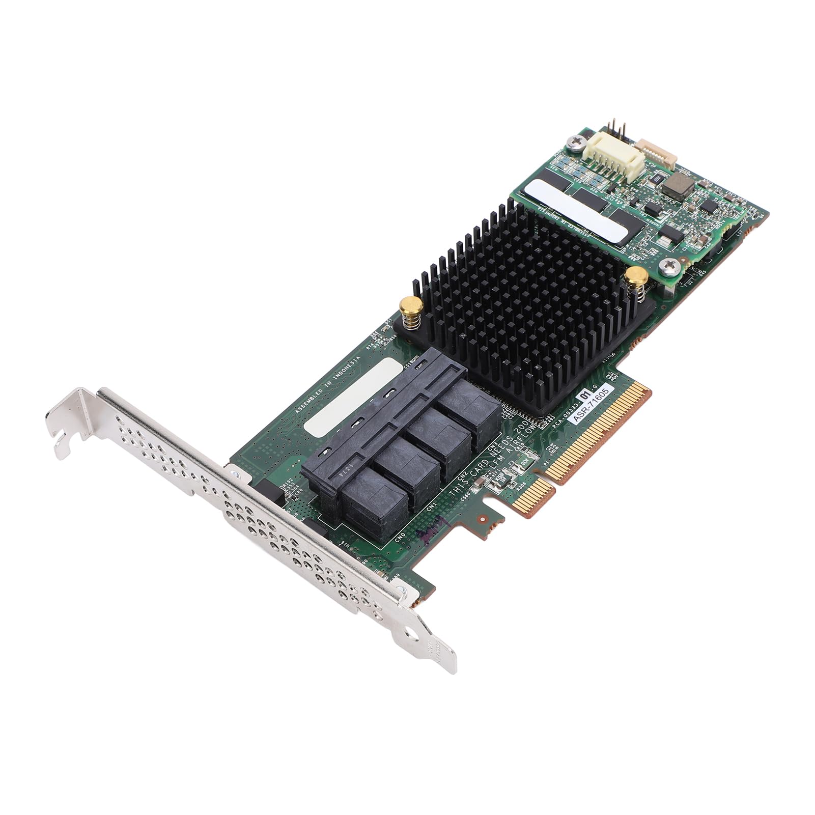 Sxhlseller PCIE X8 ASR 71605 Card Controller con Cache da 1 GB e 4 Porte 8643 Espansione Circolazione di Dati Affidabile, Adatto per Applicazioni Che Richiedono un Accesso Frequente Ai Dispositivi