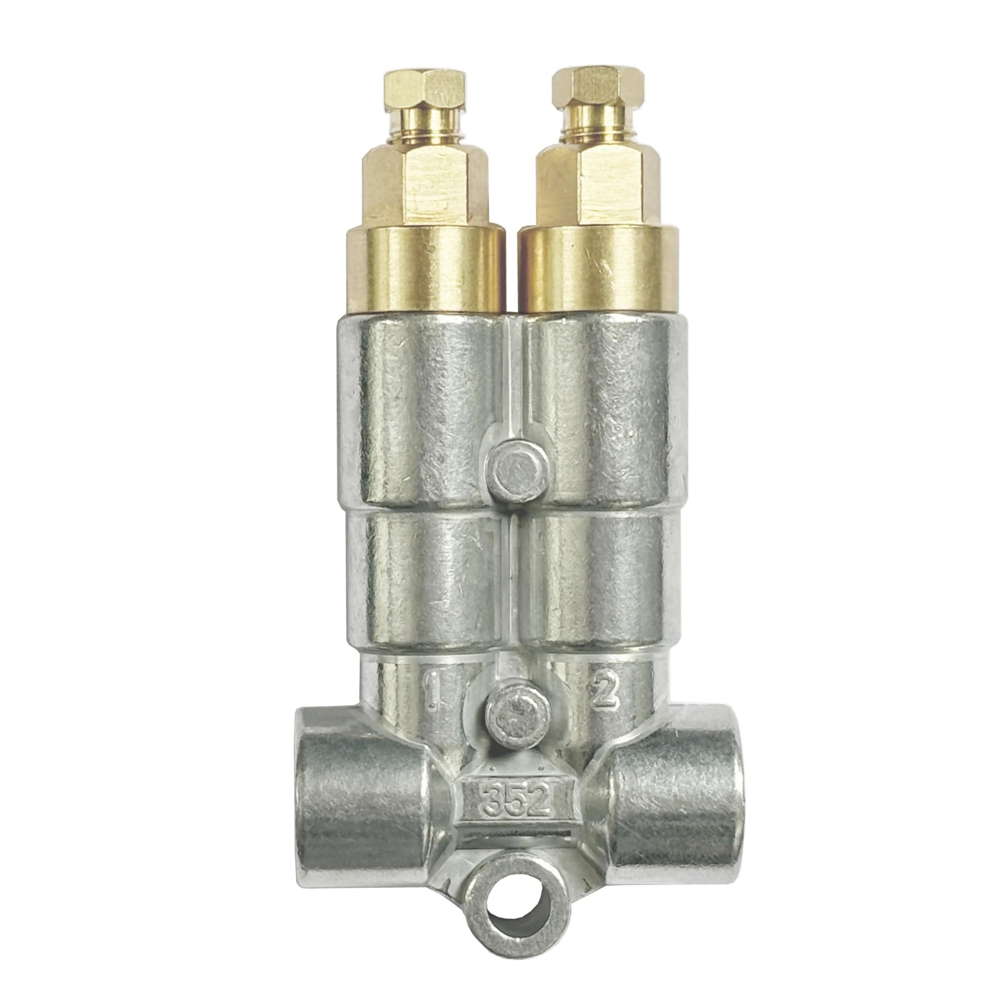 Válvula separadora de lubricación Colector de lubricante 5 salidas 0.2CC 0.3CC | Distribuidor volumétrico de aceite Detective R355 551 R353 R352 R35(R352 (2 outlets),0.3CC)