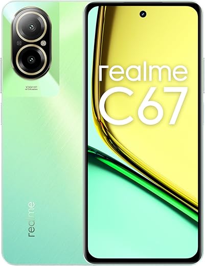 realme C67 Dual-SIM 256GB ROM + 8GB RAM (Only GSM | No CDMA) Factory Unlocked 4G/LTE Smartphone (Sunny Oasis) -...