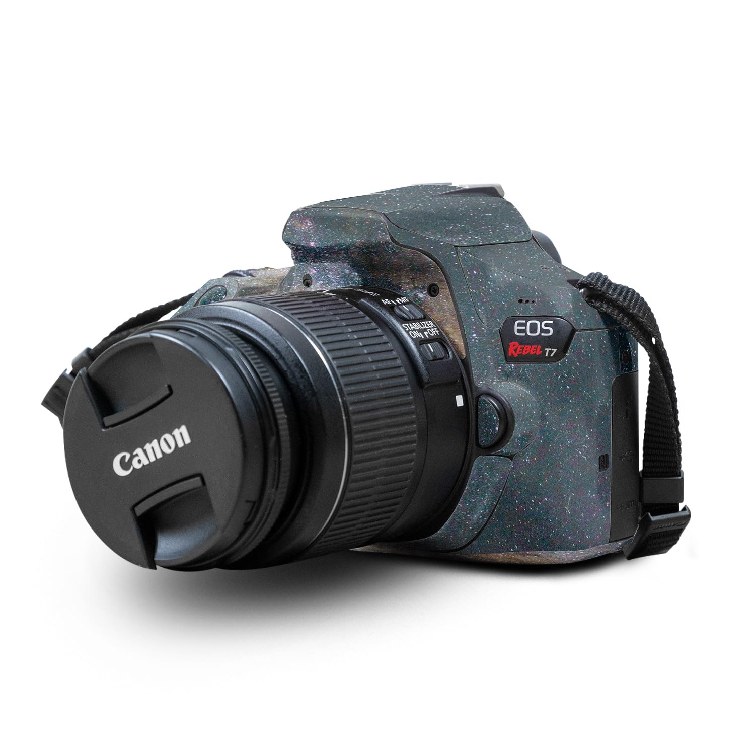 Skin Compatible with Canon EOS Rebel T7 Camera - Galactic Landscape - Premium 3M Vinyl Protective Wrap Decal Cover - Easy to Apply | Crafted in The USA by MightySkins