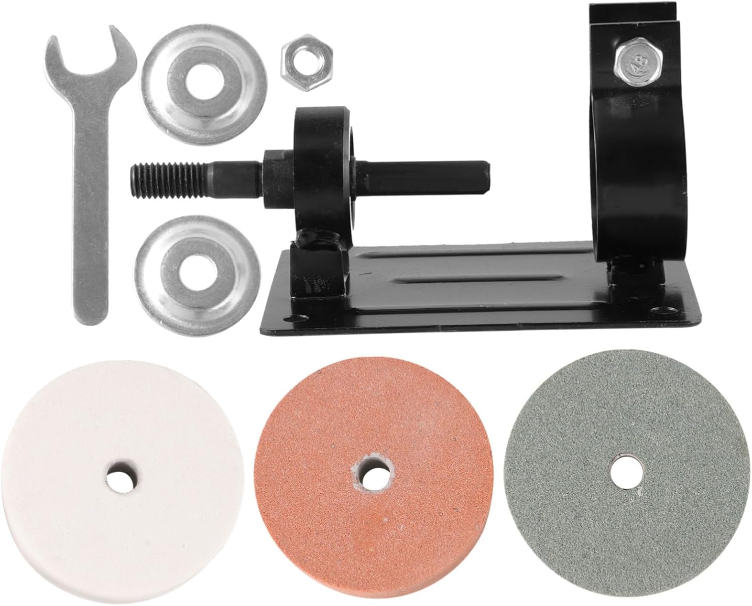 Angoily Metal Grinding Head Stand Drill Bench Vise Drill Vise Clamp Small Work Bench Accessory