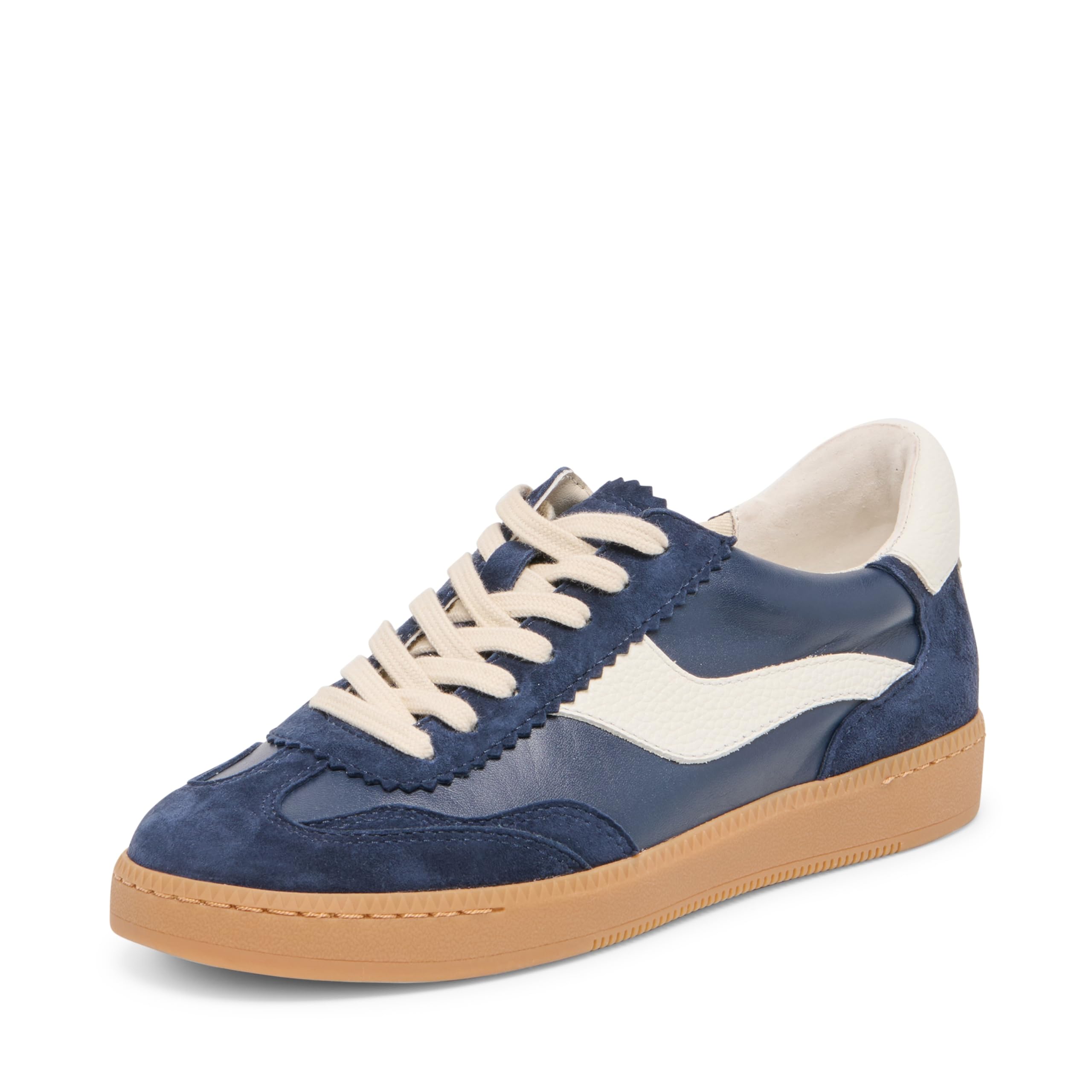 Dolce Vita Women's Notice Sneaker, Navy Suede, 7.5
