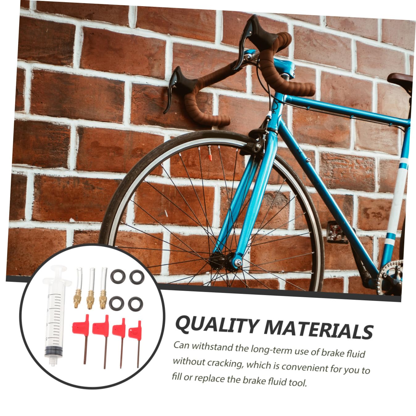 HEMOTON Herramienta de engrase de Bicicleta Herramienta Aceite Bicicleta hidráulico Kit de Purga de Frenos montaña Reparar reparacion de Frenos Sangrado de Aceite Metal