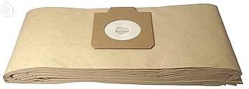 RODAK 5 Premium Replacement Paper Dust Bags, Compatible with Nlfisk, Made Of Double Ply Filter, Tear Resistance. Imported