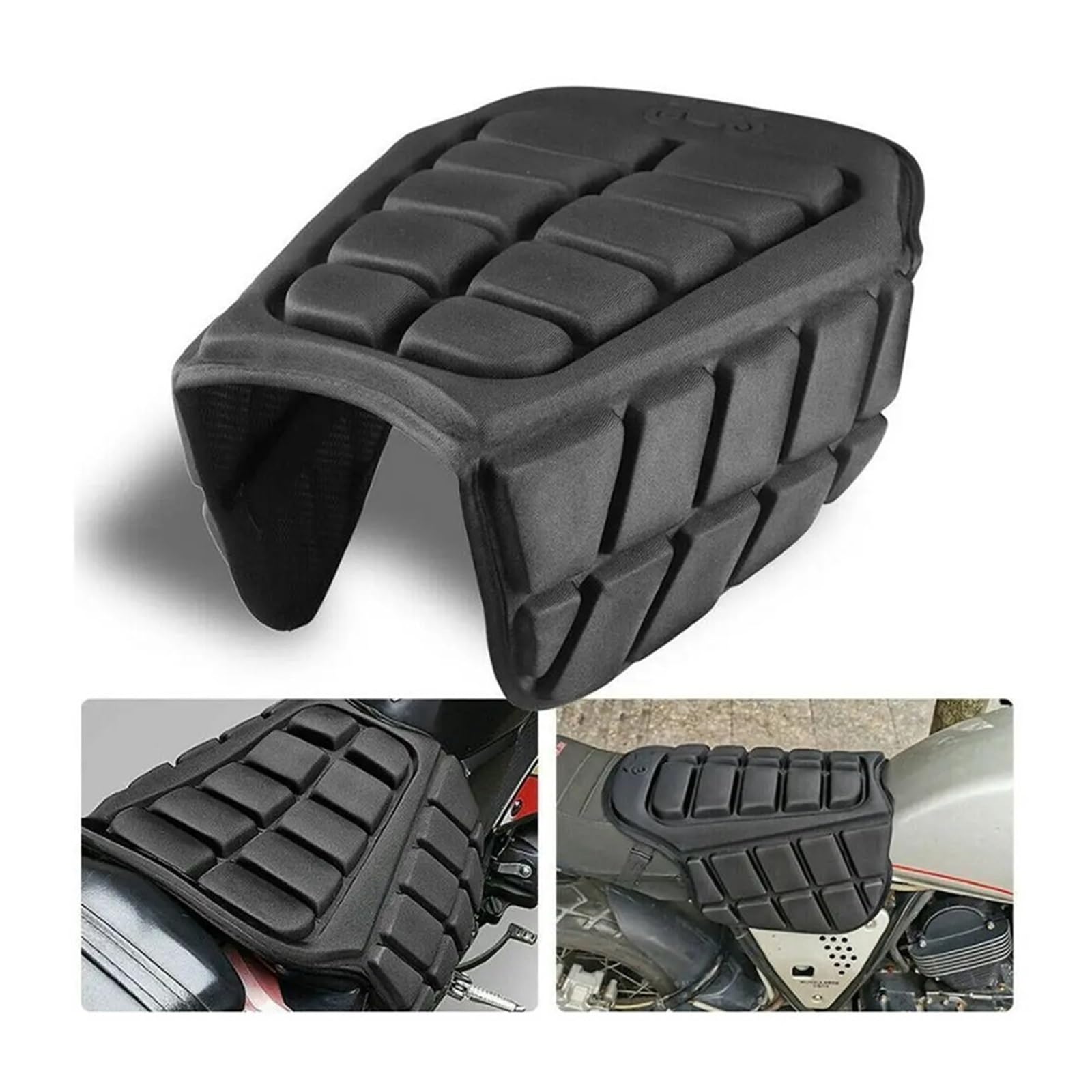 Cuscino Per Sedile Moto Universale 3D Air Comfort, Cuscino Per Moto, Cuscino Di Raffreddamento Per Decompressione cuscino sedile