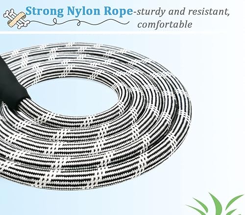 Miniatura 3 de WYuZe Correa de cuerda de perro de 15 pulgadas, 13 pulgadas, correa de perro ligera y resistente con clip de metal giratorio, correa de nailon para