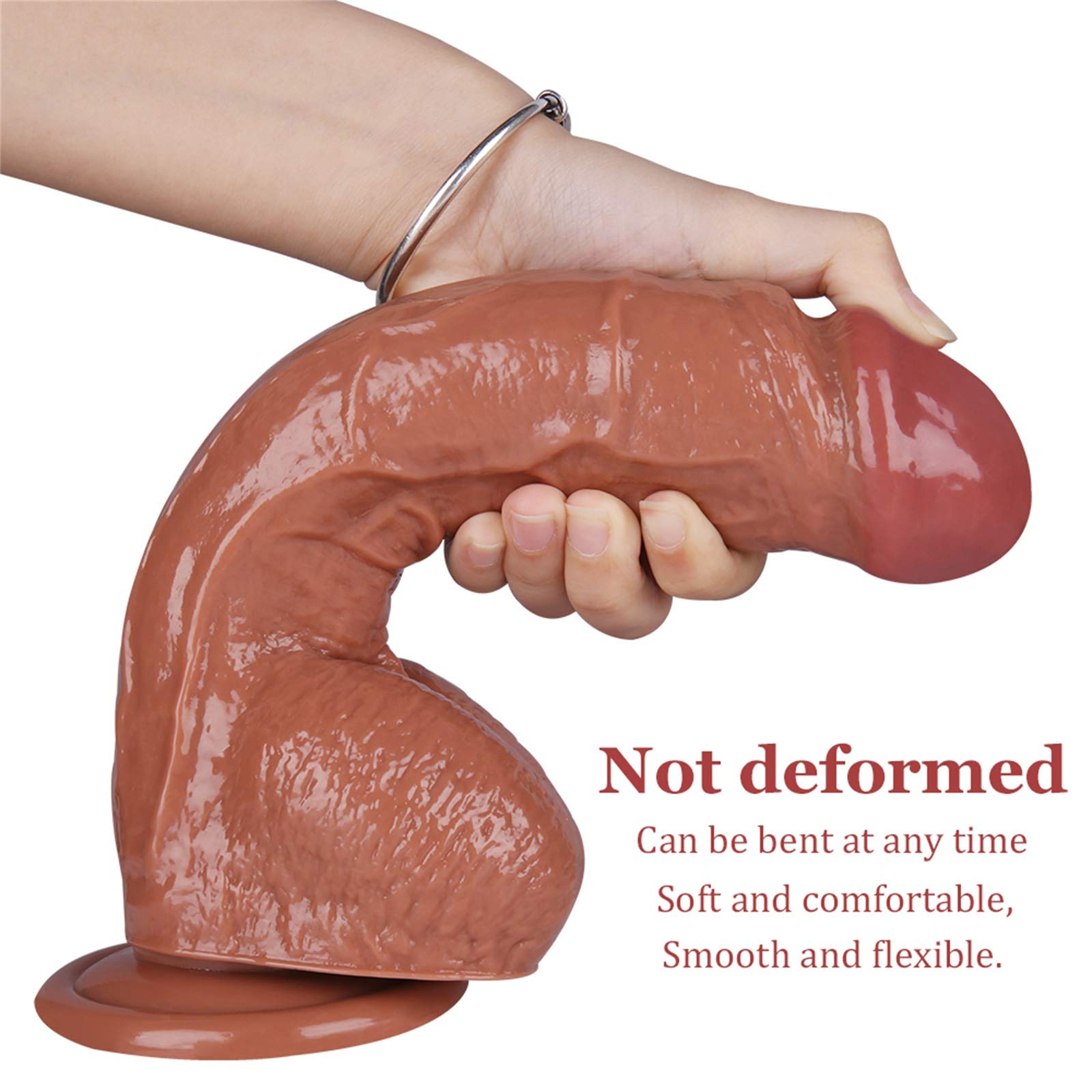 analdildo tragen Riesiger Dildo mit Saugnapf (19,3 cm, ⌀ 5 cm, 468 g) – KINKWERK main image 0
