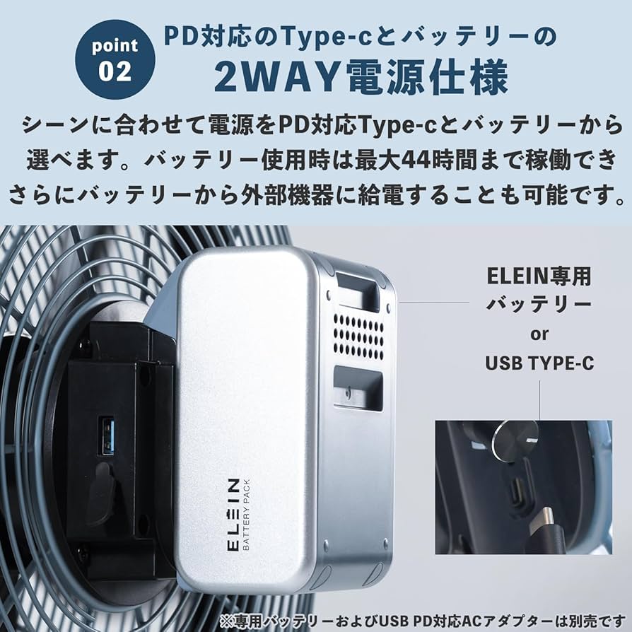 Amazon.co.jp: 【セット品】 山善 ELEIN 扇風機 工場扇 2WAY電源