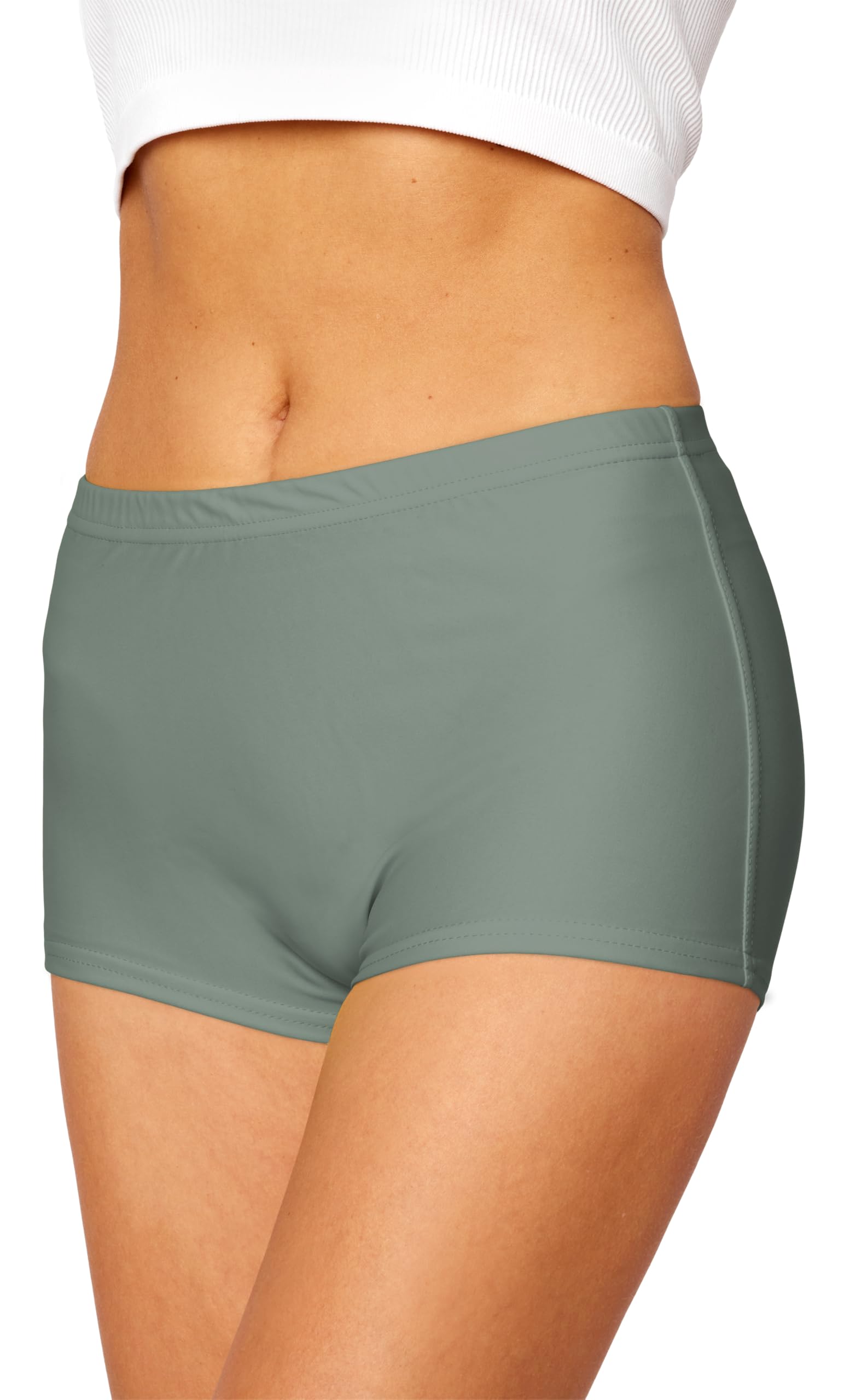 Merry Style Damen Badeshorts Bikinihose Modell L23L1 (Grün (70060), 42)