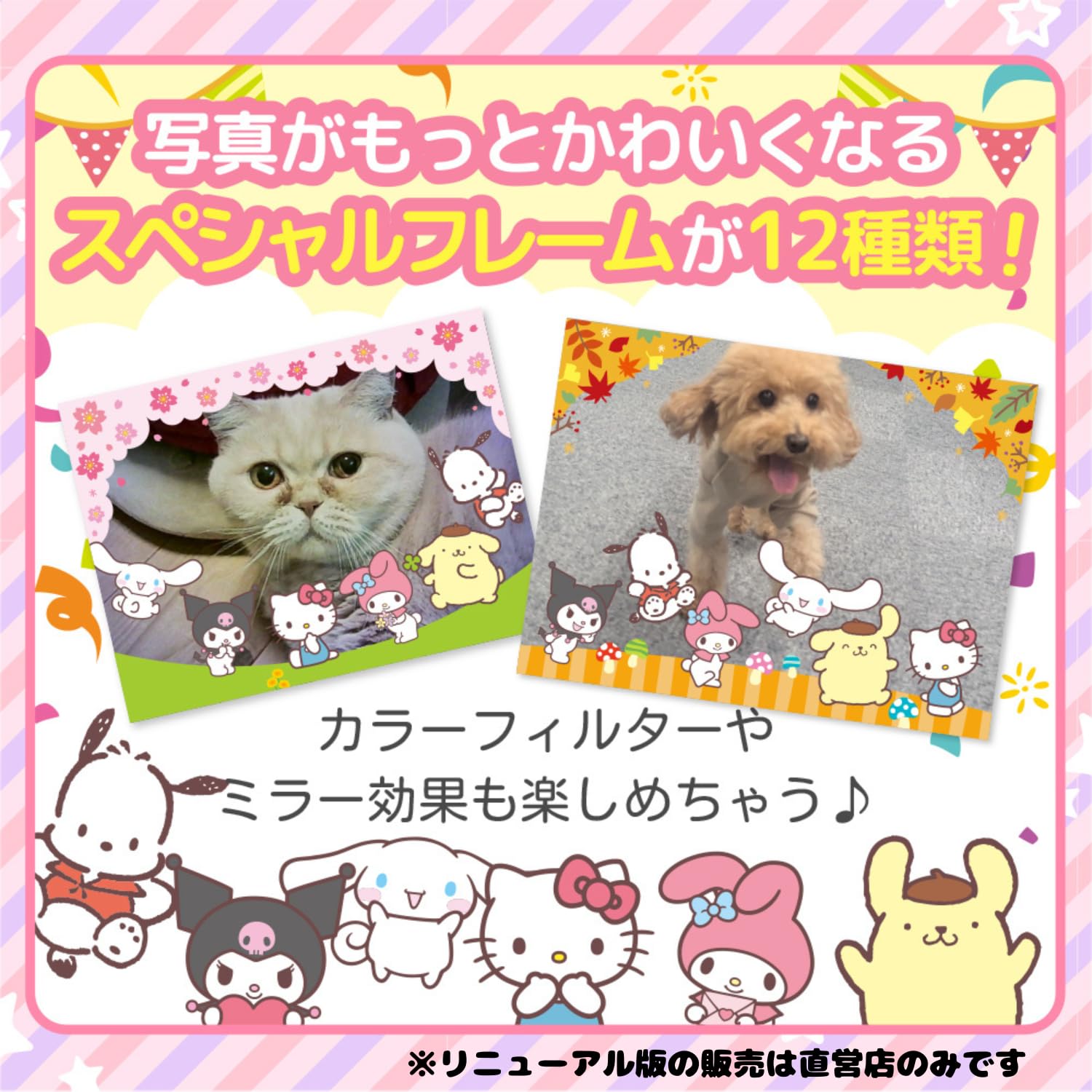 ピントキッズ キッズカメラ トイカメラ サンリオコラボ クロミデザイン