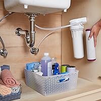 Vista 4 de GE Filtro básico de repuesto para sistema de agua potable de una sola etapa, se adapta al sistema de filtración debajo del fregadero GX1S01R