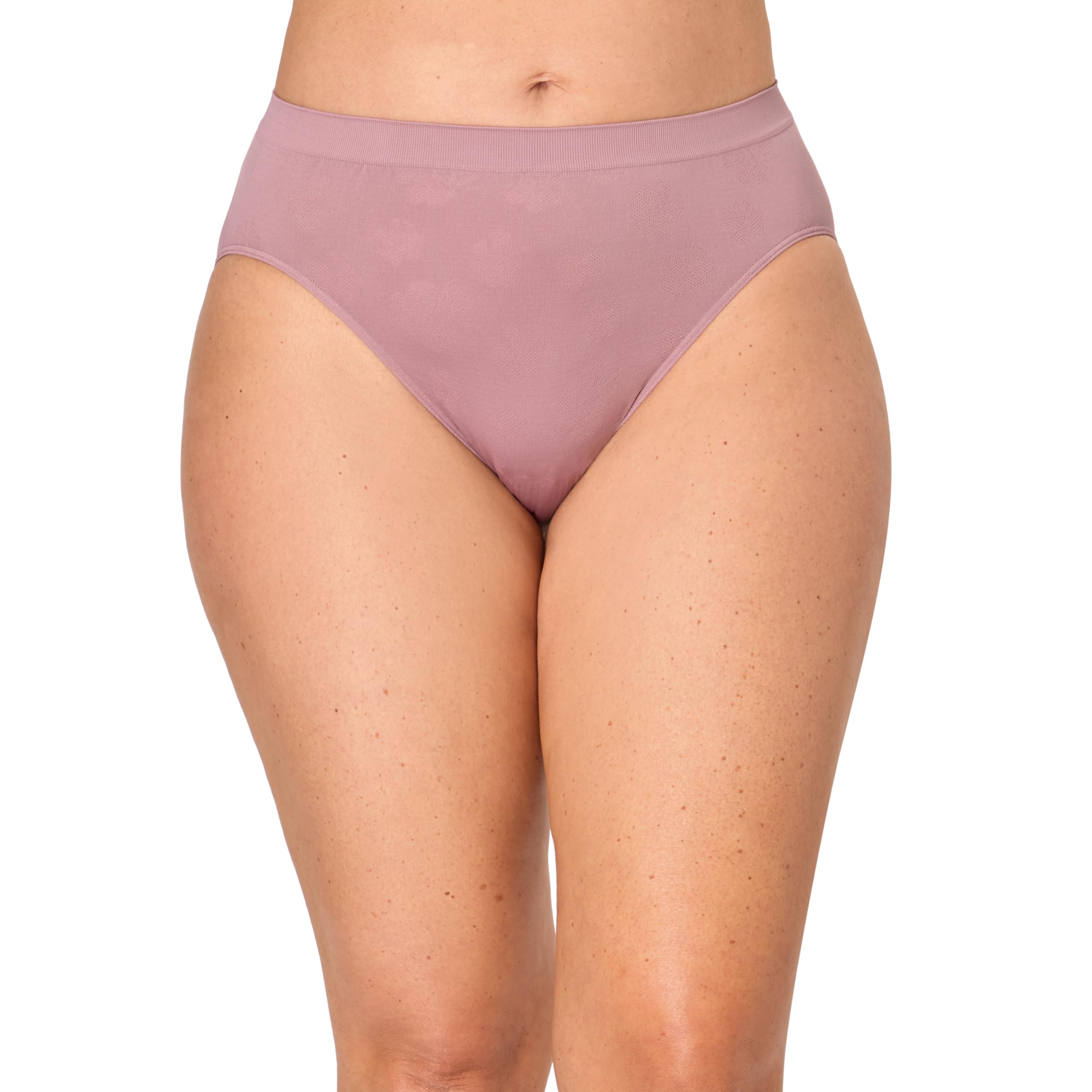 Bali Women's Underwear, Comfort Revolution Hi-cut Brief Panties, Seamless Microfiber