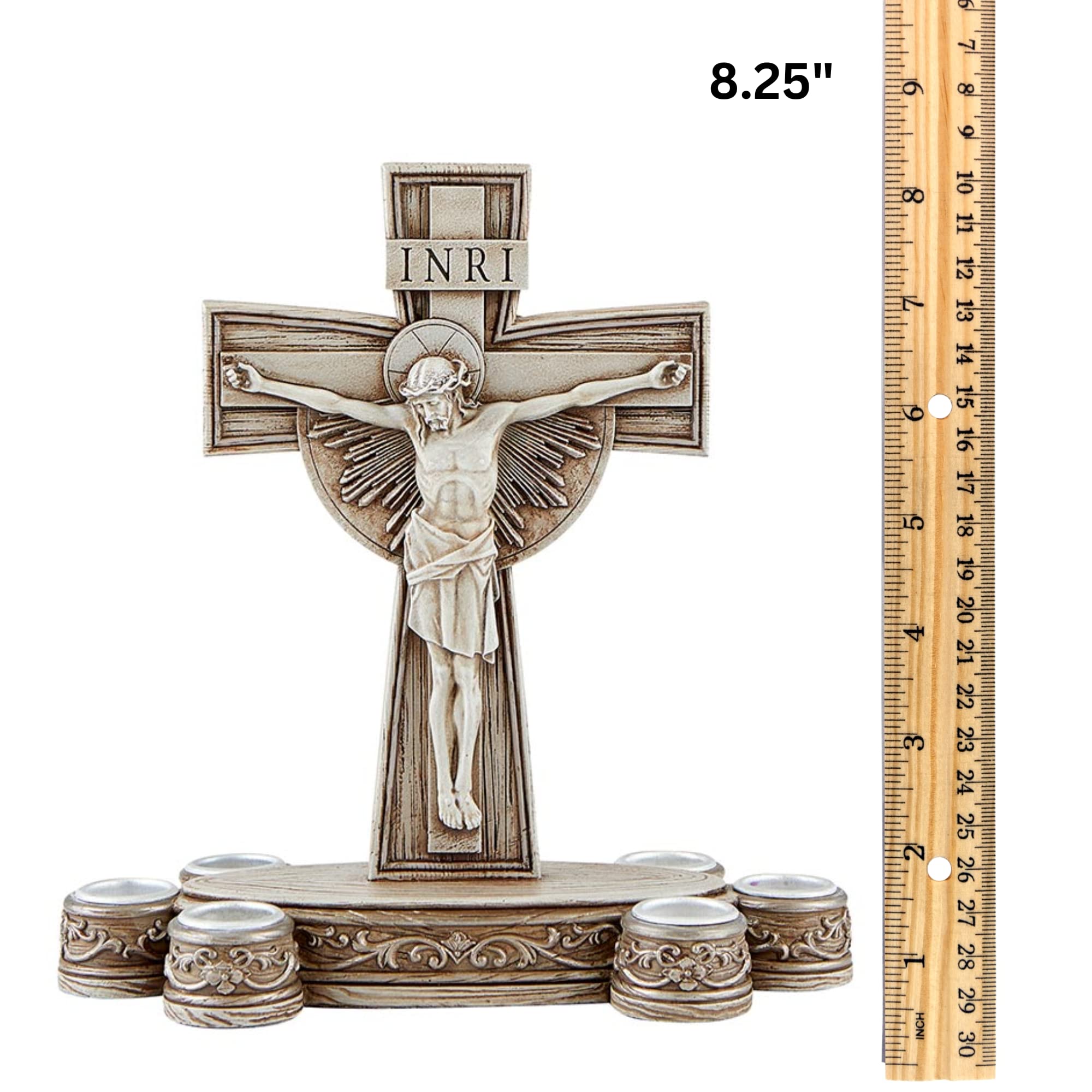 ★状態良★CG-2152 CHRISTIAN ES Amazon.com: Needzo Crucifix Lenten Candleholder, Religious Home