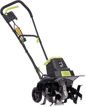 Earthwise Power Tools by ALM TC70016EW 13.5-Amp 16-Inch Electric Garden Tiller Cultivator, Fixed Tines, Black