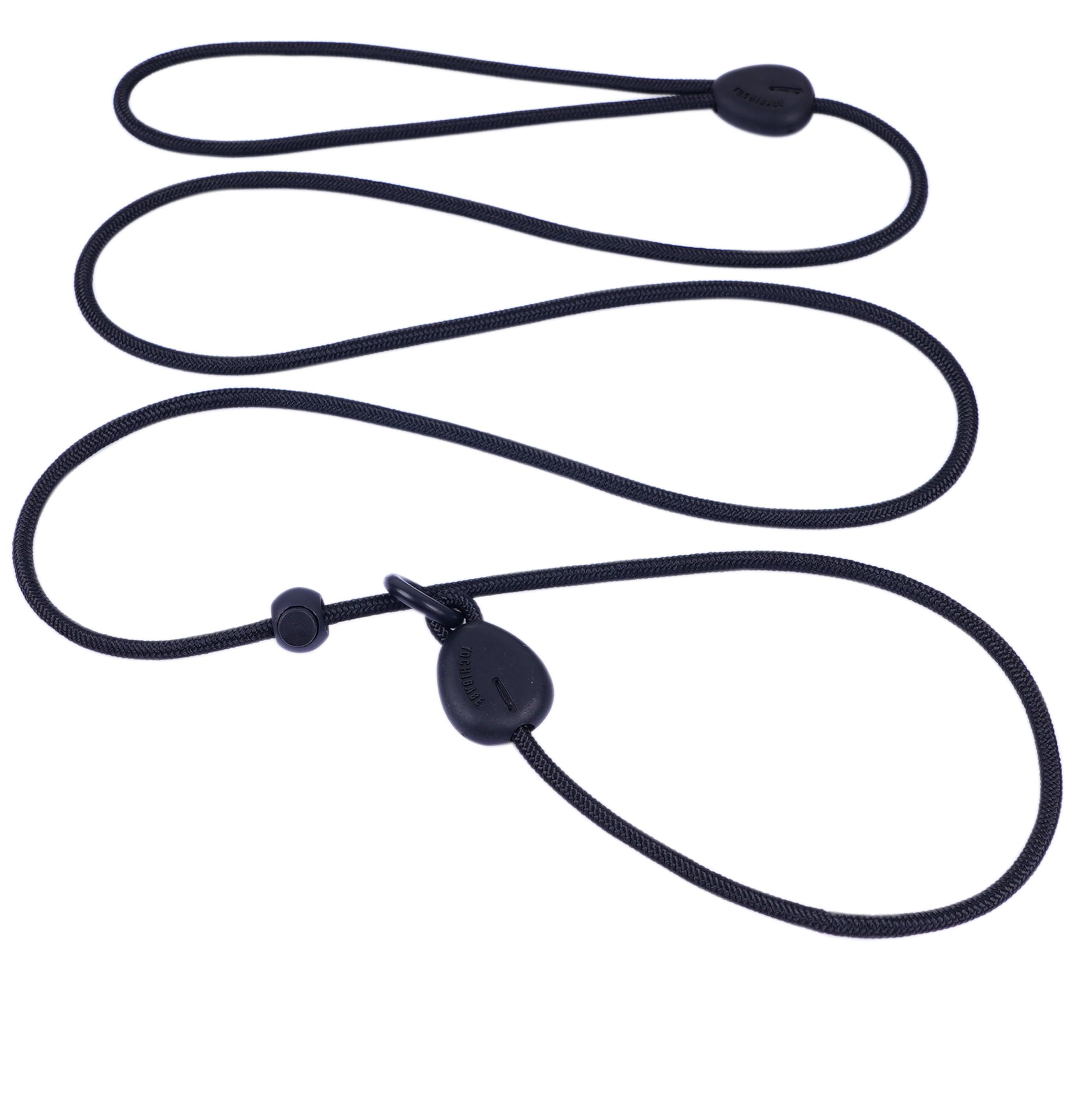 6FT Heavy Duty Slip Lead - No Pull Dog Training Leash, Comfortable & Lightweight, Suitable for Small to Medium Dogs (Black)