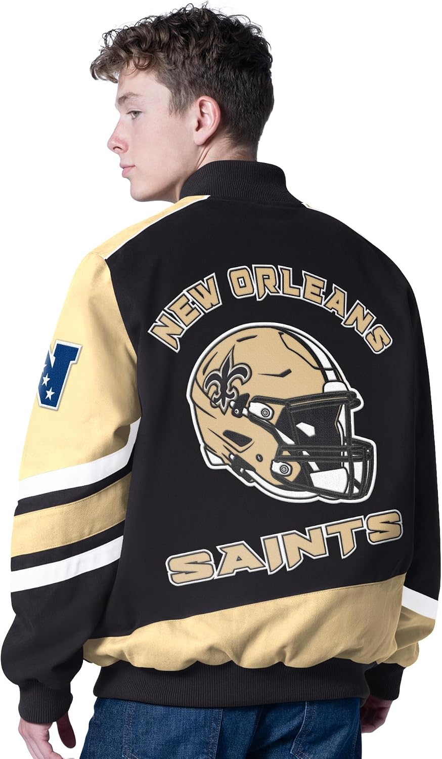 G-III Sports Men's NFL Prime Time Full-Zip Racing Jacket