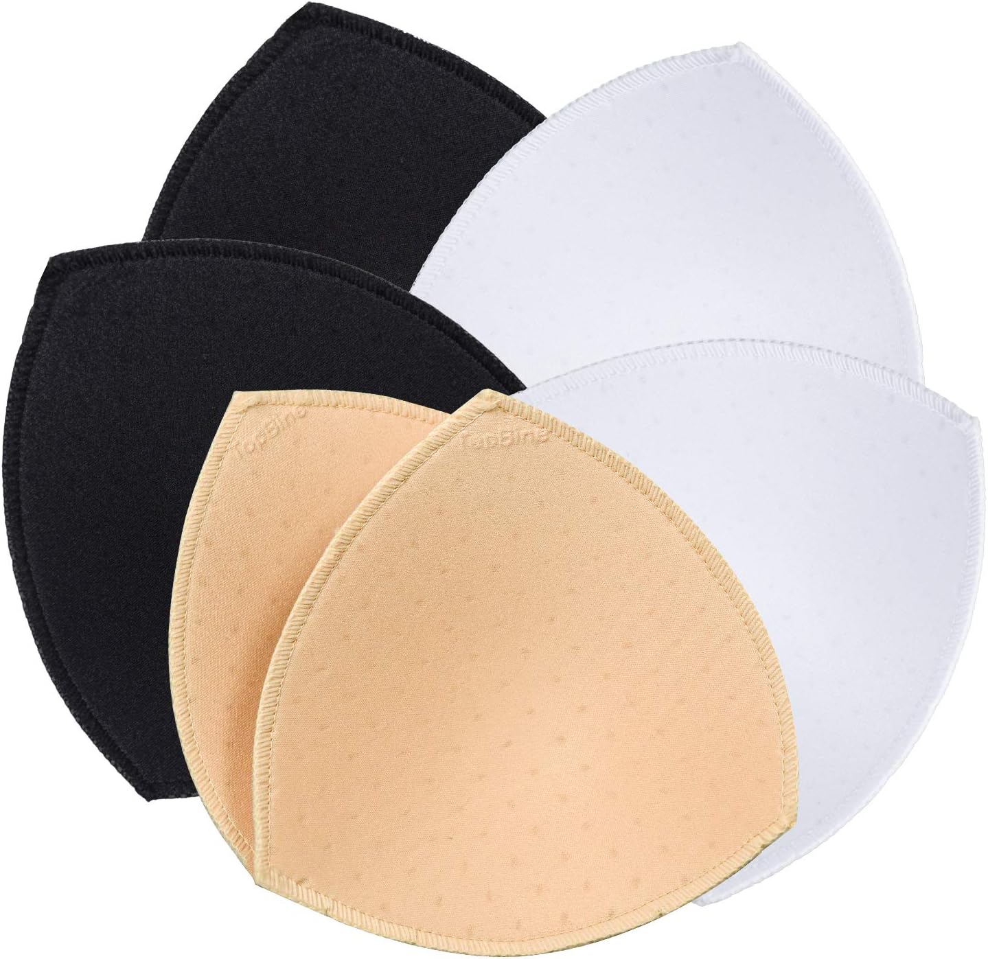 Bra Pads Inserts, Removable Sports Bra Inserts Bra Cups Inserts Padded Bra Inserts for Women's Bikini Top Swimsuit