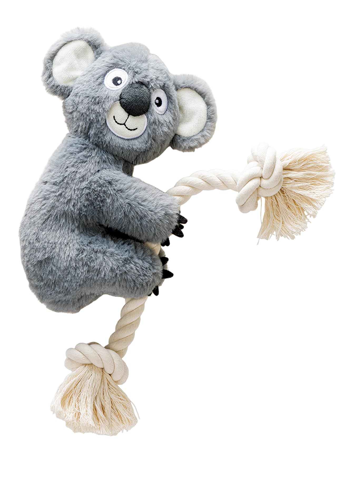 Karlie Kletter Koala Dog Toy, Plush, Grey, 40 x 18 cm, gray, 18 X 9 X 40 CM cm