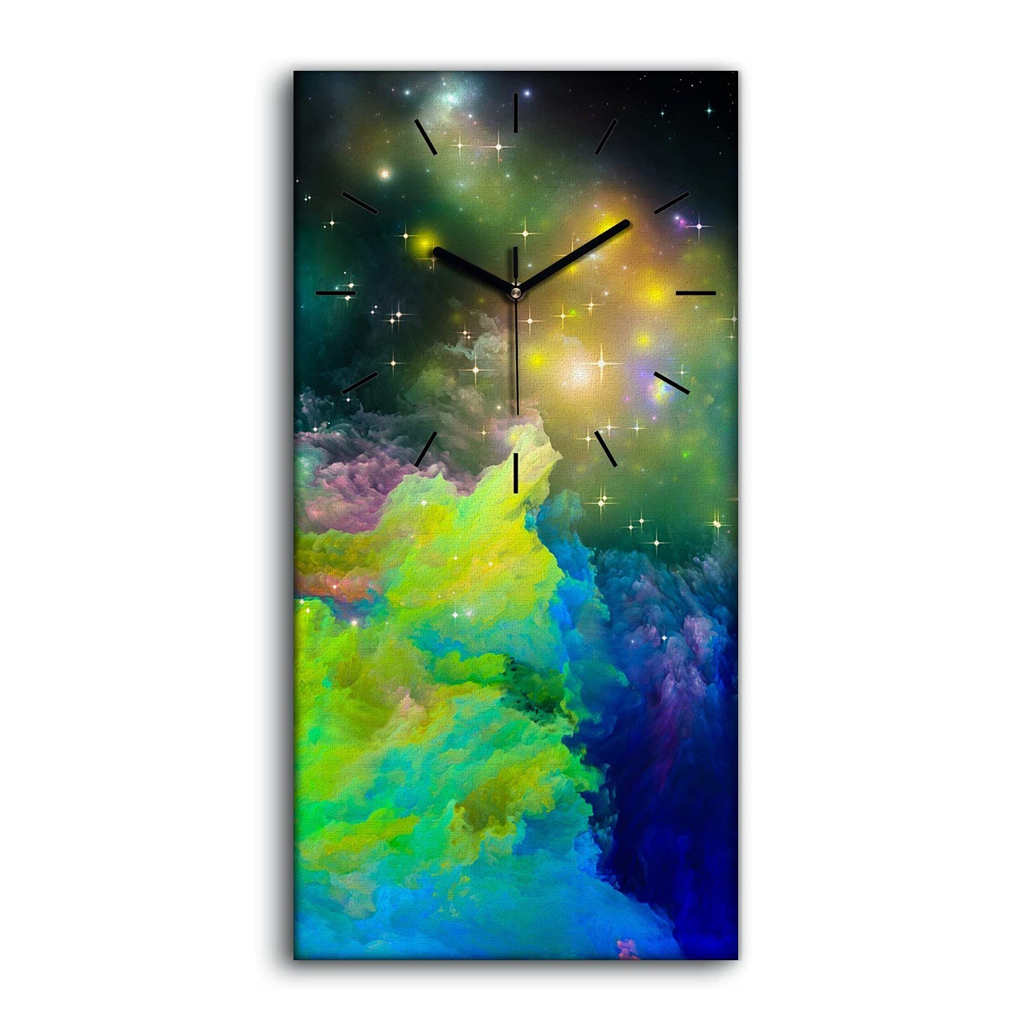 Horloge sur Toile Ne Pas Tic Tac pour une Chambre Calme et Silencieuse