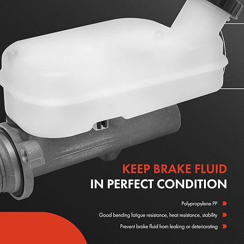 Miniatura 3 de A-Premium Cilindro maestro de freno con depósito y sensor compatible con Dodge Grand CaravanCaravan 2003-2005 y Chrysler Town & Country 2003-2005,