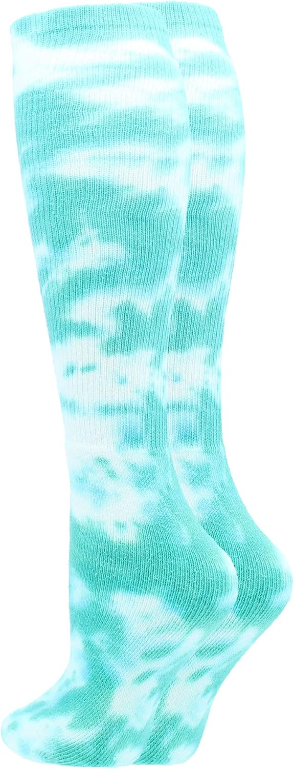 Tie Dye Multisport Tube Socks Soccer Softball Volleyball for Girls Boys Women and Men Youth and Adult - Image 2