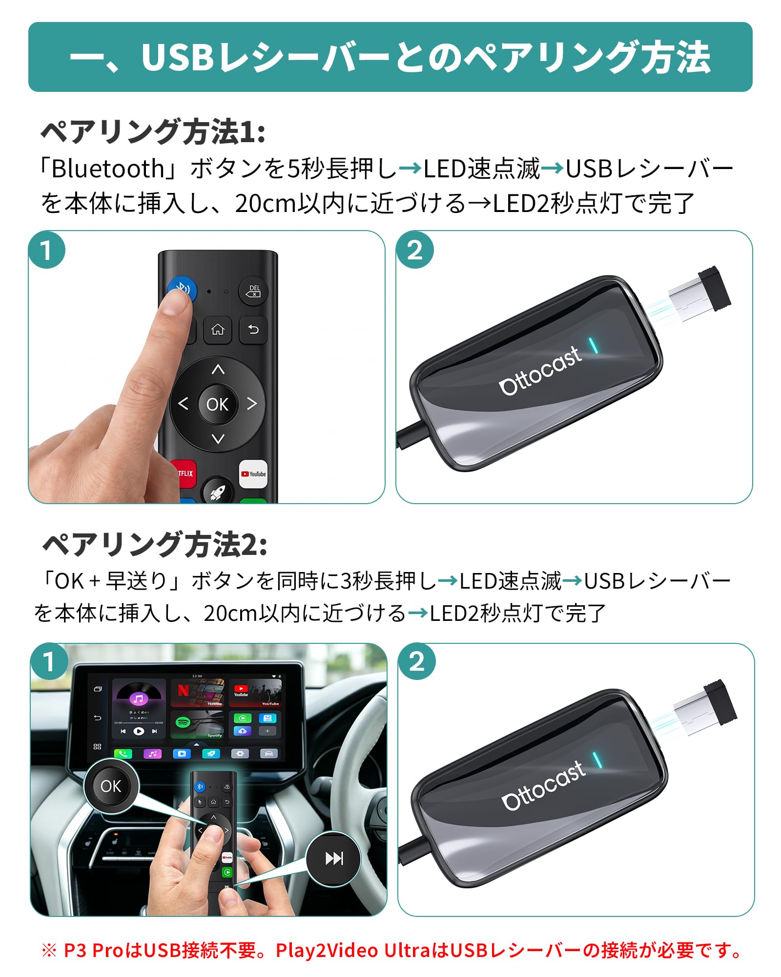 Amazon.co.jp: 【公式】オットキャスト 新型エアマウスリモコン AI