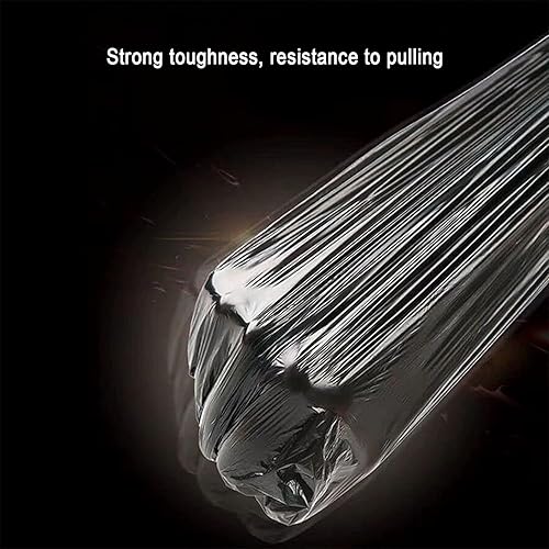 Miniatura 6 de Bolsas de basura pequeñas, bolsas de basura negras fuertes, sin perfume, forro grueso adecuado para dormitorio, hogar, cocina, 6 galones, 120