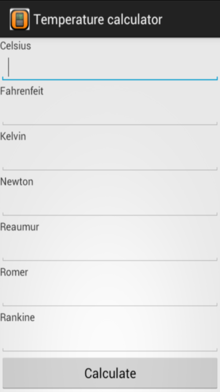 Temperature calculator - App on Amazon Appstore