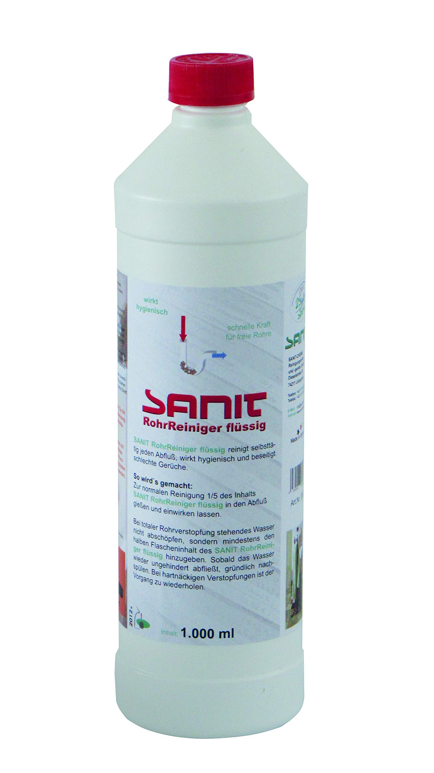 SANIT Rohrreiniger flüssig, 1 Liter