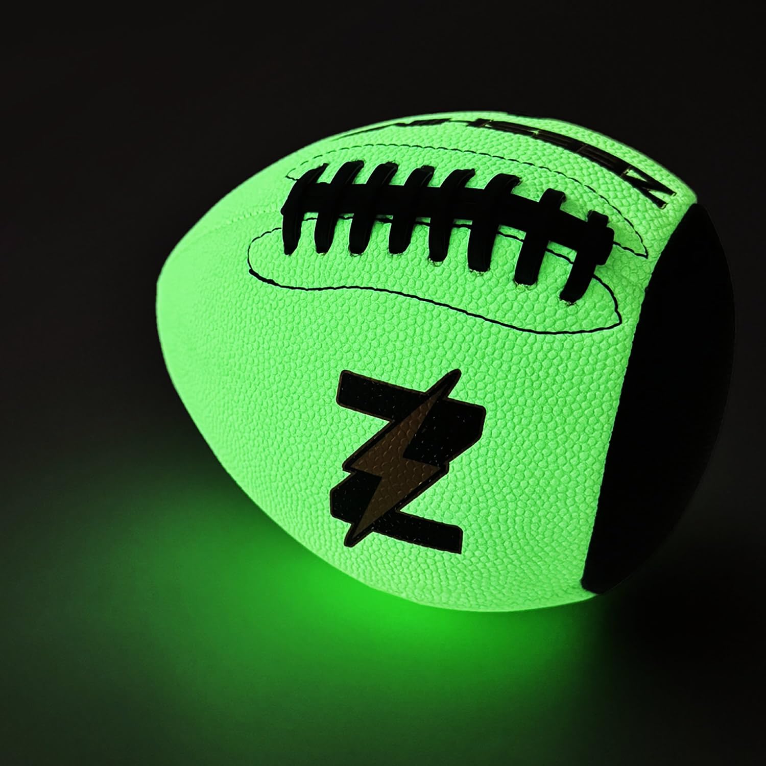 ZEESHINE Trening piłki nożnej z automatycznym zwrotem – świecące w ciemności trening solo i nocne gry