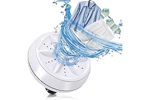 Portable 3 in 1 Bubble Washing Machine for a Clean Getaway