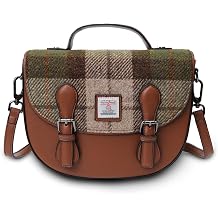 Islander The Medium Cobble Satchel - Medium Ladies Satchel With HARRIS TWEED