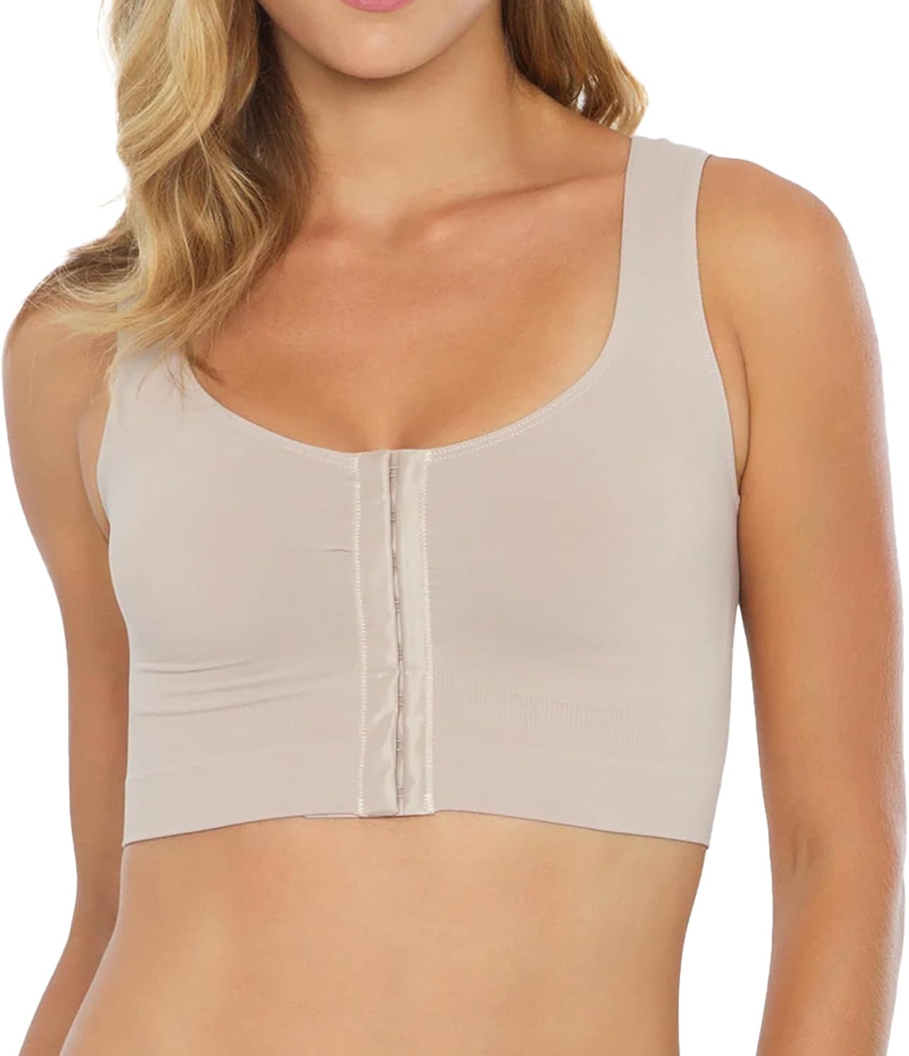 Plié – Support Bra for Women – Front Opening, Wide Straps and Closed Back – Everyday Support and Comfort