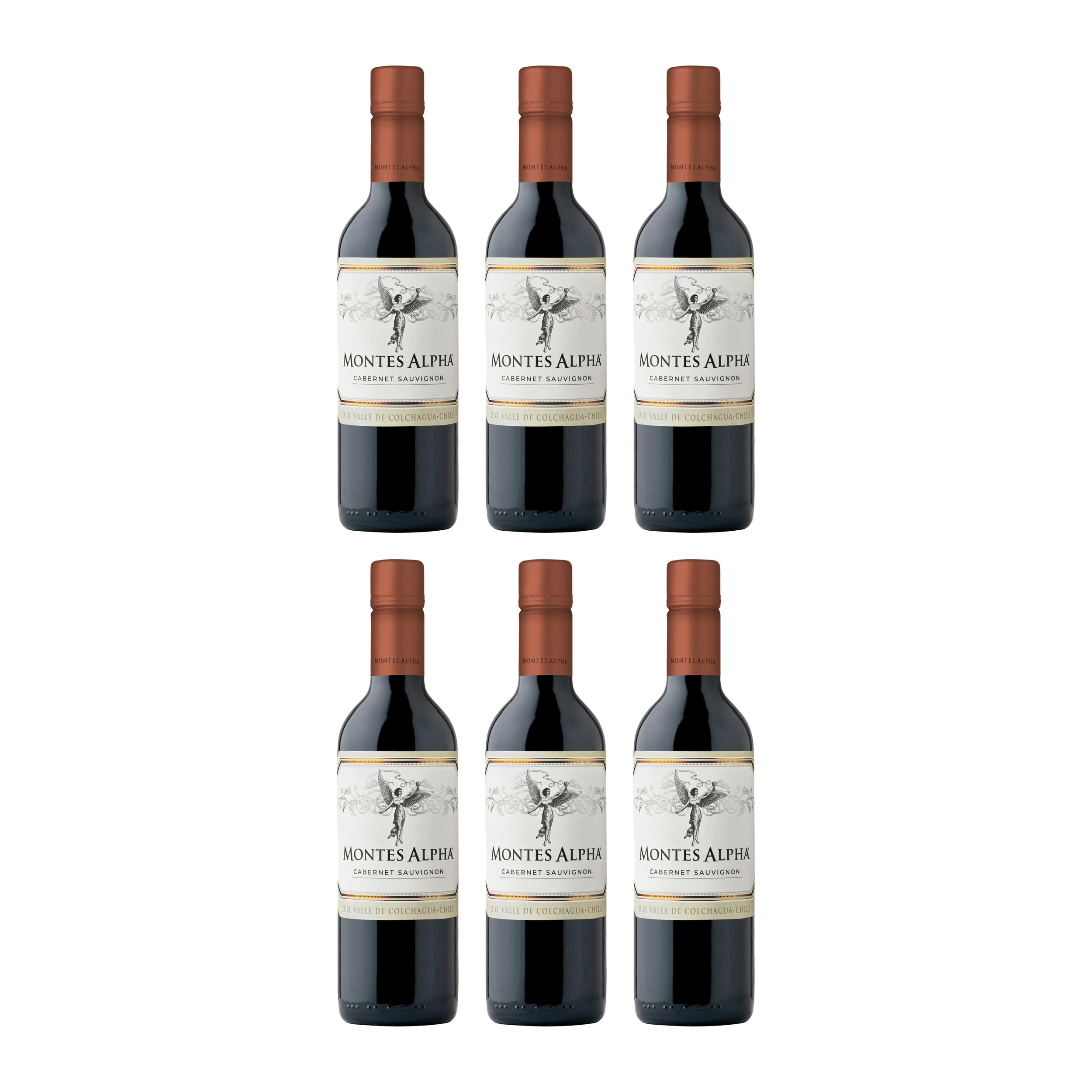 Montes Alpha Cabernet Sauvignon trocken Rotwein Chile inkl. FeinWert E-Book (6 x 0.375 l)