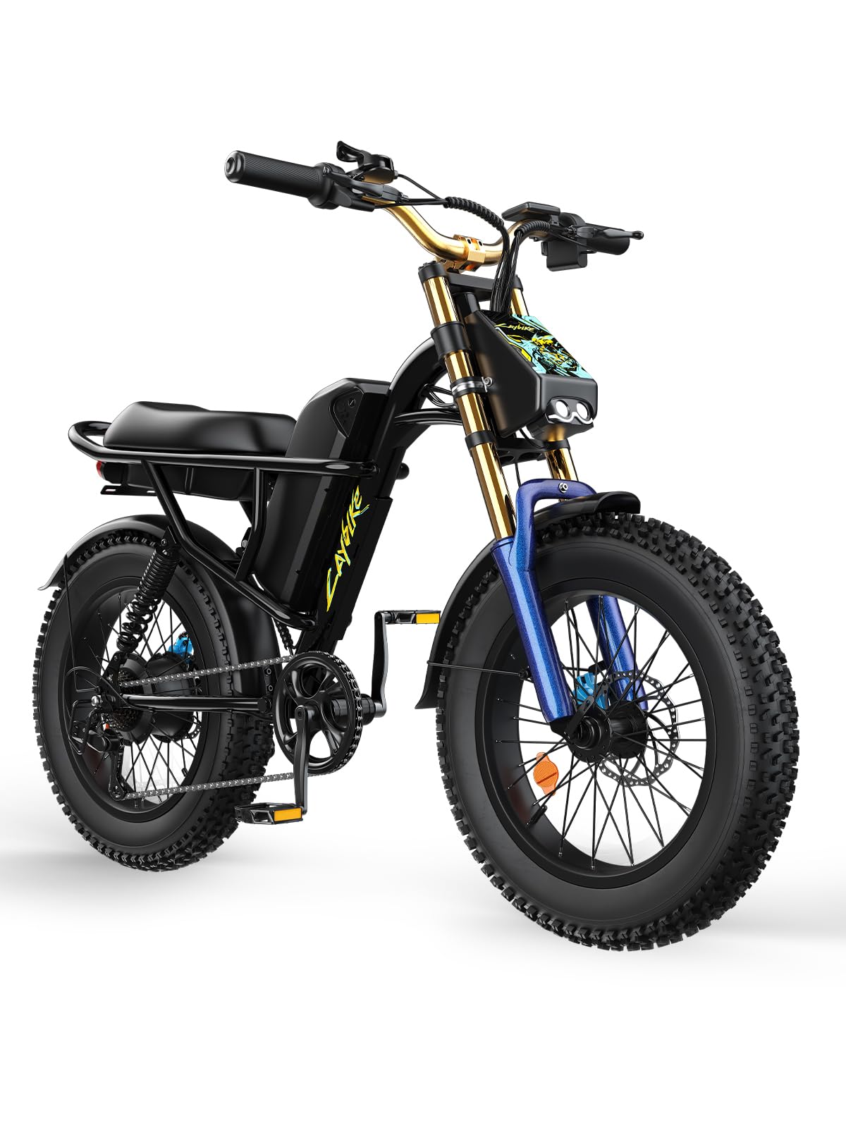 Electric Bicycle for Adults, 1500W Peak Motor 28 MPH 60 Miles Fat Tire E Bike with 48V 20…